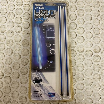 Custom Accessories 8  Slim Line Blue LED Interior Light 1 Pair 23702