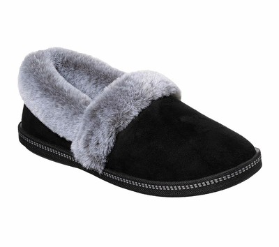skechers faux fur slippers