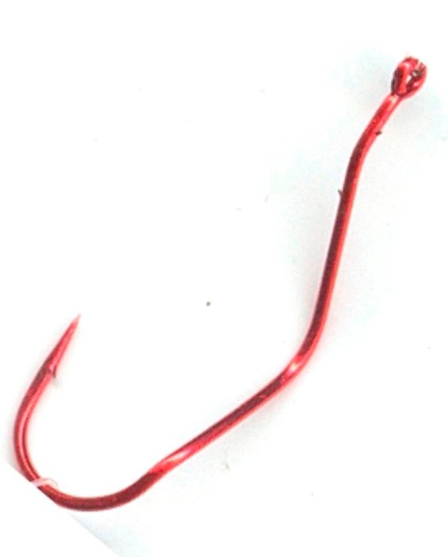 Package of 10 Mustad Slow Death Red Ultra Point Fishing Hooks Size 4