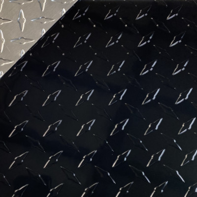 Black Diamond Aluminum Starbrite Tread Plate .025 Embossed Sheet Multiple Sizes