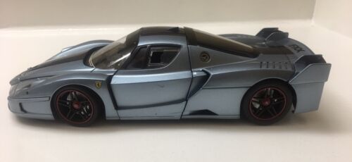 1/18 Hot Wheels FERRARI FXX Silver-Grey Metal Die Cast RACE CAR, No Box, Used. - Picture 4 of 22