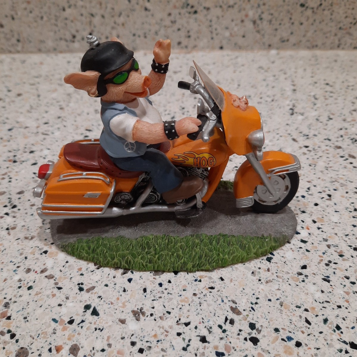 6AB16 ヴィンテージ Harley Davidson ホッグドール いのしし
