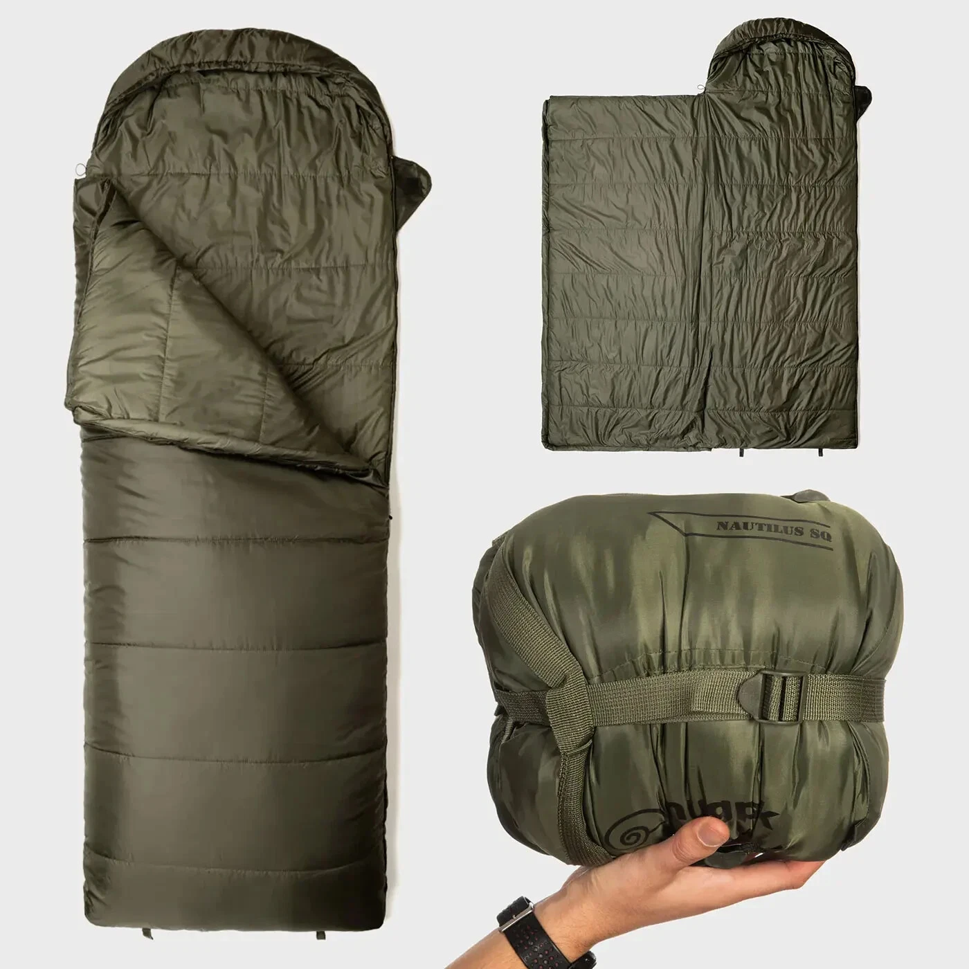 Snugpak Nautilus Sleeping Bag 3°C Olive Green Square Shape Military Army Camping
Opens in a new wind