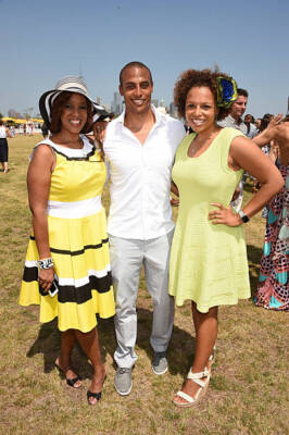 Gayle King Will King Kirby King at the Eighth Annual Veuve Clicquo - Old Photo