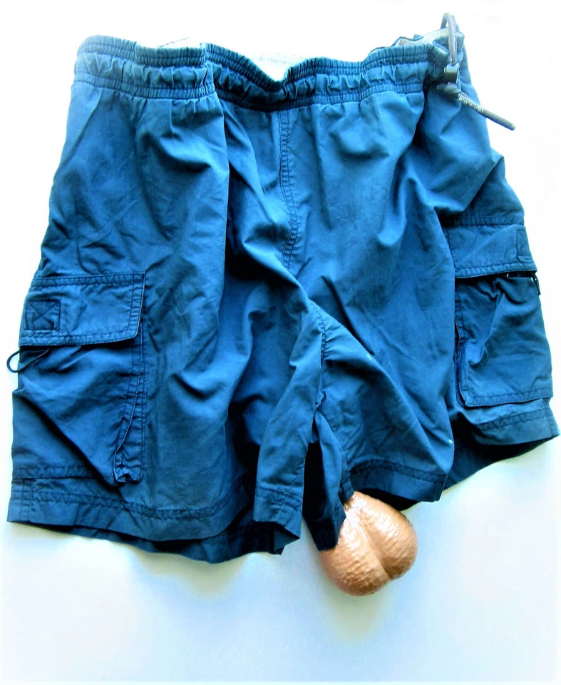 Bad Grandpa Old Man Realistic Fake Latex Testicles Balls Nuts Scrotum Ball Sac - Image 2 of 3