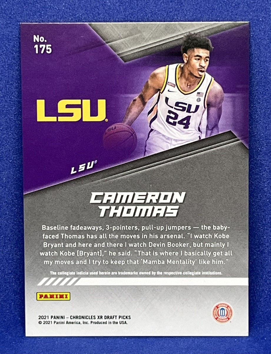 2021 Panini Chronicles XR Draft Cameron Thomas Rookie RC Red