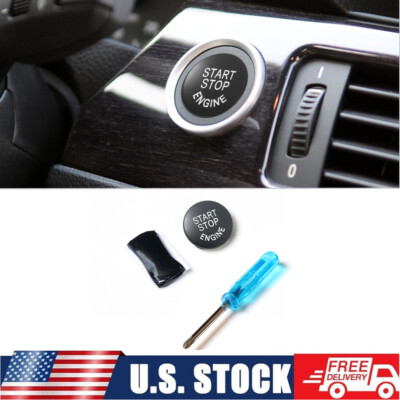 Engine Start Stop Button Replacement For BMW E90 E91 E60 E84 E83 E71 E72 Black
