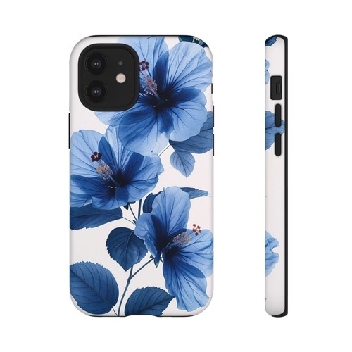 Blue Floral Minimalist Flowers Phone Case for iPhone, Samsung Galaxy, Pixel - 第 80/175 張圖片