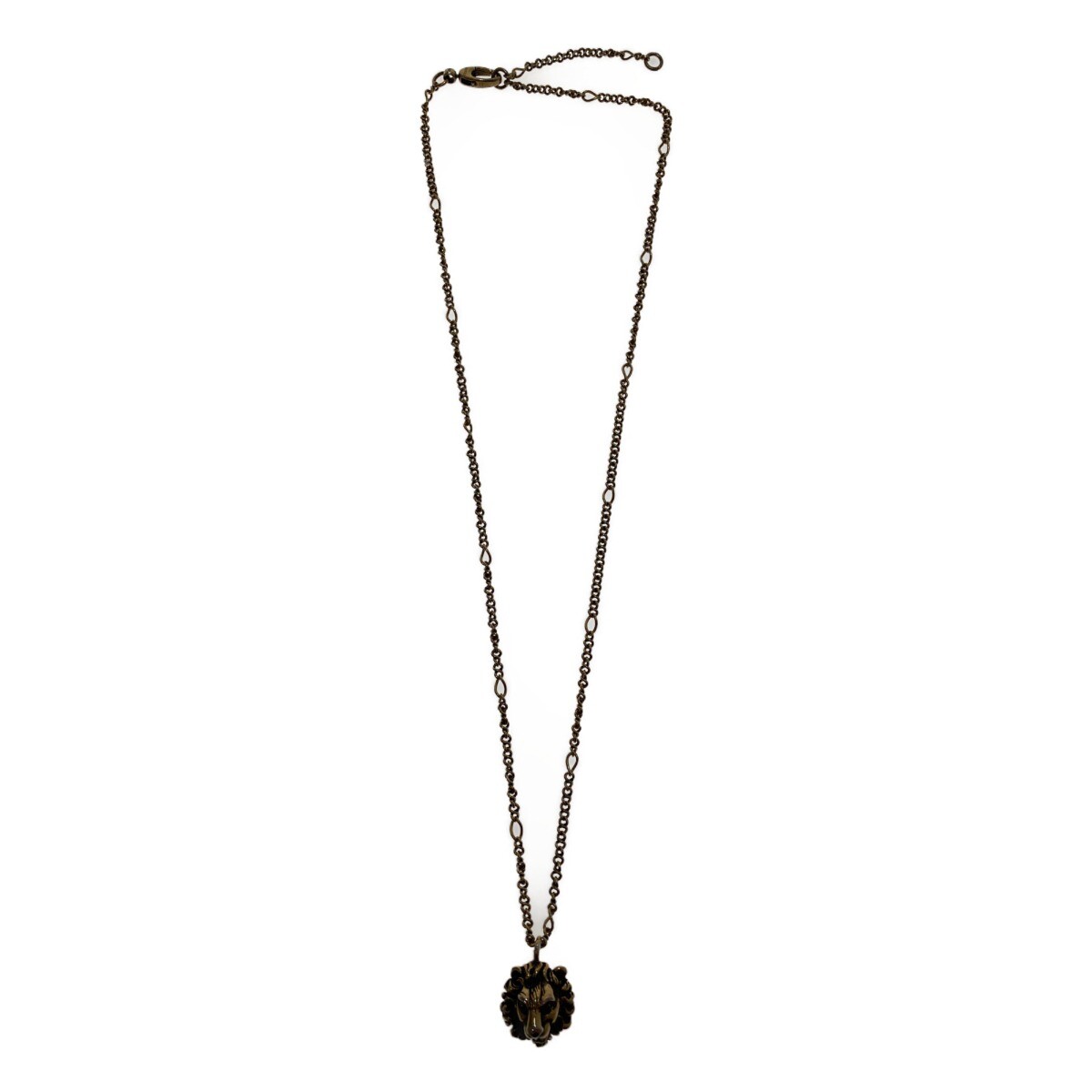 Gucci Necklace with Lion Head Pendant Charm Gold Unisex | eBay