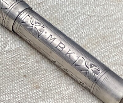 WATERMAN 万年筆 No.452 1/2V Waterman 452 Sterling Filigree Overlay - Basketweave, Medium Full