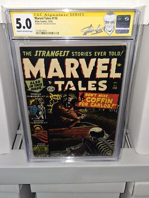 Marvel Tales #110 CGC SS Signature Autograph STAN LEE Golden Age Horror Atlas