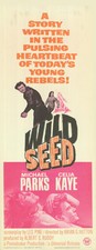 WILD SEED original 1965 14x36 insert movie poster MICHAEL PARKS/CELIA KAYE