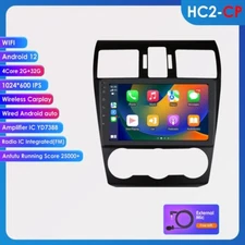 Android 12 GPS Car Radio Stereo Head Unit For Subaru WRX STI Forester 2016-2018