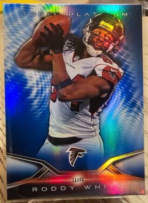 White Roddy Wave 2014 Topps Platinum Blue Wave +Base Roddy White #68 Atlanta Falcons | eBay