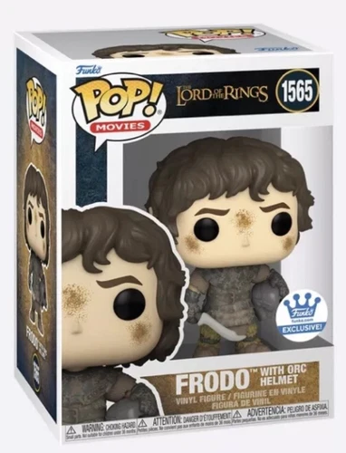 Funko Pop Frodo with Orc Helmet Lord of the Rings Exclusive  w/ Protector MINT