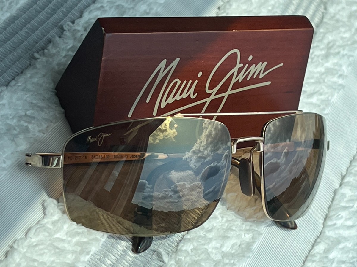 Maui Jim Sandlewood MJ 217 16 Gold Metal Frame + HCL Bronze