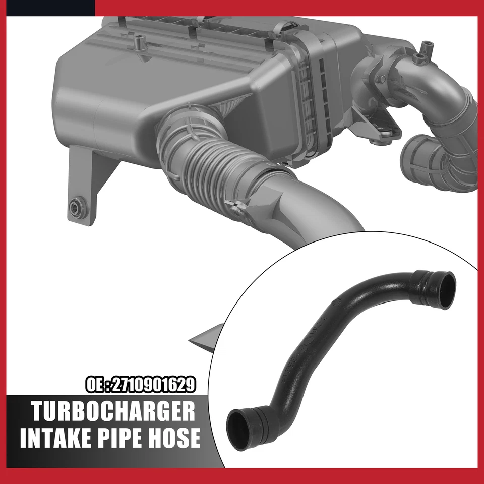 Pack of 1 For Mercedes-Benz C200 C250 Turbocharger Intake Pipe Hose 2710901629 - Image 2 of 4