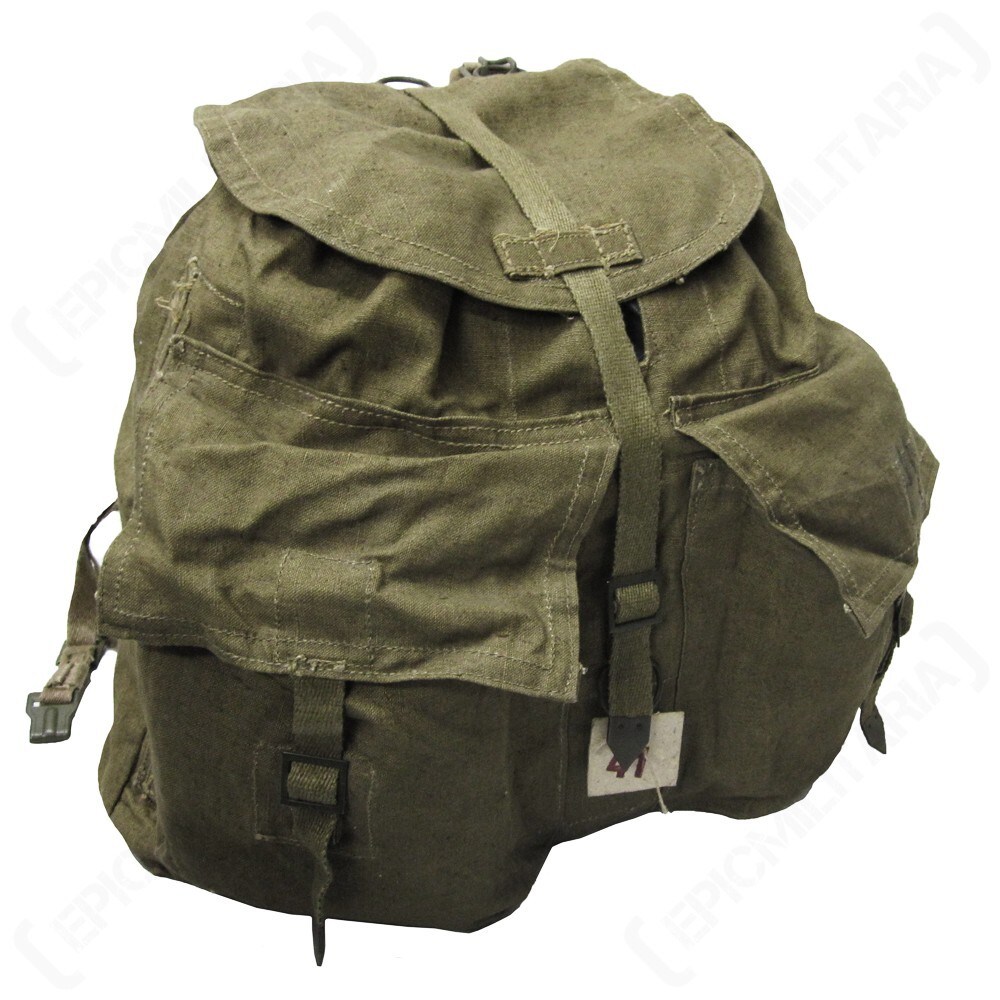 Original Issued Czech M60 Olive Green Pack with Straps - Army
