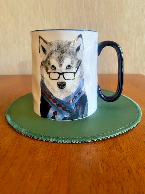 Taza Hipster SIBERIAN HUSKY perro con vasos Foto 2 de 4
