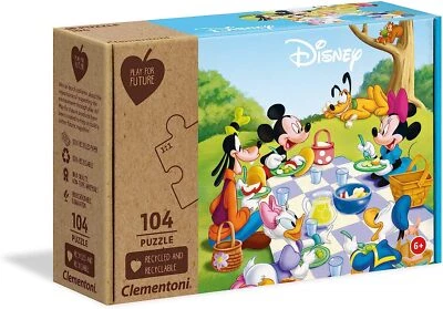 CLEMENTONI - Puzzle 104 Teile Picknick mit Micky Maus. -  - CLE27153 - Bild 1 von 2