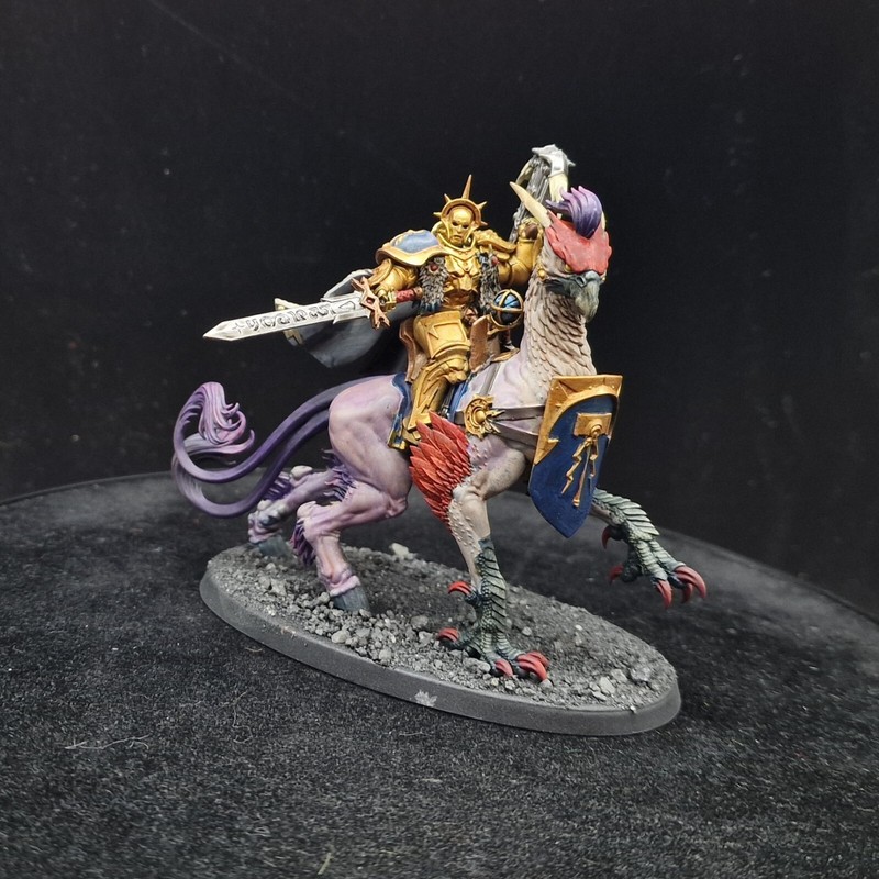 Well painted warhammer AOS Stormcast eternals Lord aquilor games workshop 40k