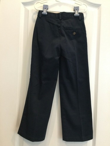 IZOD Boys Dress Pants Size 6 Slim Blue Pleated Two Side and One Back Pocket 88 - Picture 4 of 7