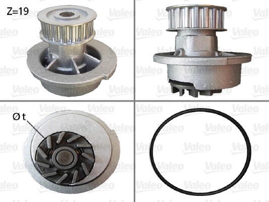 Pompe à eau VALEO 506007 pour le refroidissement optimal du moteur