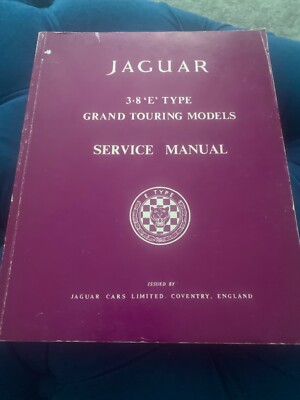 Jaguar E Type 3.8 Serie I Werkswerkstatt 60er Jahre
