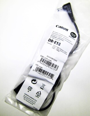 DR-E18 CANON DC coupler (for ACK-E18) for EOS 8000 D / EOS Kiss X8i