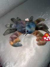 Ty Beanie Baby, Rare 1996, Retired "Claude" the Crab with all Tags