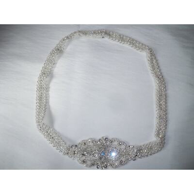 Rhinestone Skinny Bridal Belt 28\