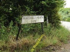 Photo 6x4 Marshalls Heath Lane sign Blackmore End/TL1616 On Marshalls He c2016