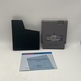 Journey to Silius For Nintendo NES W/ Manual, Game And Sleeve