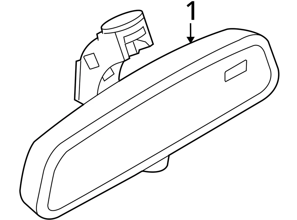Rear View Mirror Automatic Dimming With Compass Fits 09-16 BMW Z4 855212 Foto 3 de 4