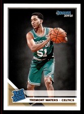 2019-20 Donruss Tremont Waters Rated Rookie #244 Boston Celtics