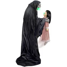 Soul Sucker Demon Reaper with Child by Tekky, Motion-Activated Talking Hallow...