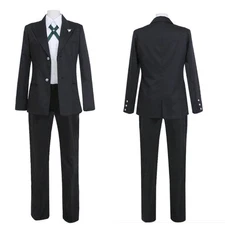 Danganronpa Byakuya Togami Cosplay Costume Party Black Suit Jacket Uniform