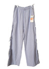 Cali1850 100% Cotton Pants, Elastic Waist, Side Slit Ties, Pockets Size M NWT — photo 1