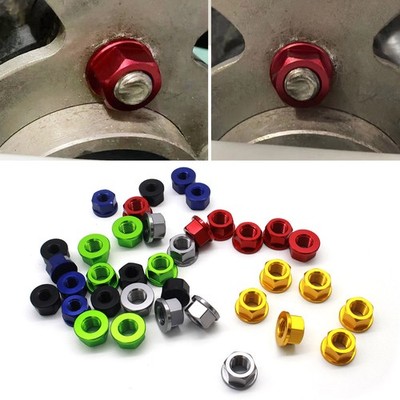 Universal M10*1.25 Front Rear Wheel Axle Nut Screw Sprocket Hex For Suzuki KTM