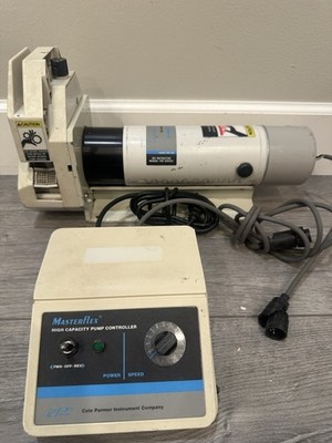 Masterflex I/P 7591-50 Peristaltic Pump Drive & 7591-60 High Capacity Controller