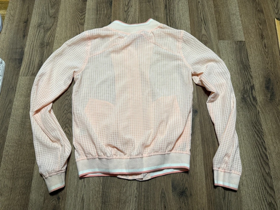 Merona Shirt, Women's Size XS, Pink, Long Sleeve Shirt, Full Zip, Long Sleeve - Image 2 of 4