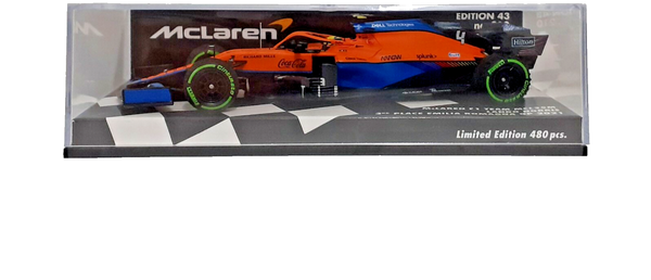 Minichamps 1:43 F1 Mclaren MCL35M Norris Emilia-Romagna Gp 2021 Neu-image