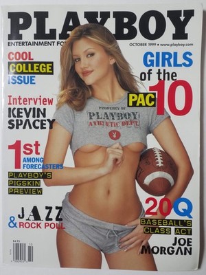 PLAYBOY Magazine - Oct 1999 - College Girls Of The PAC 10, Kevin Spacey, Jazz