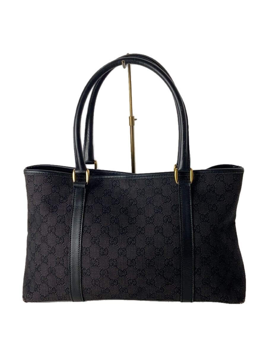 GUCCI Tote Bag/Canvas/Black/All-over Pattern from Japan