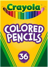 Crayola Colored Pencils 36ct , Teacher School Supplies for Kids Adults, Ages