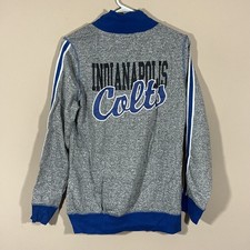 Girls NFL Juniors Collection Indianapolis Colts Quarter Zip Sweatshirt Kids XL