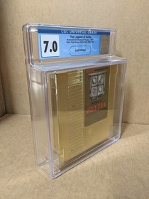 Legend of Zelda NES Nintendo CGC 7.0 Graded 5 Screw TM First Print Cart Not WATA