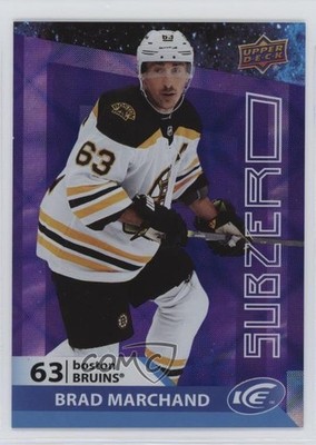 2021-22 Upper Deck Ice Sub Zero Brad Marchand #SZ-12 18m3