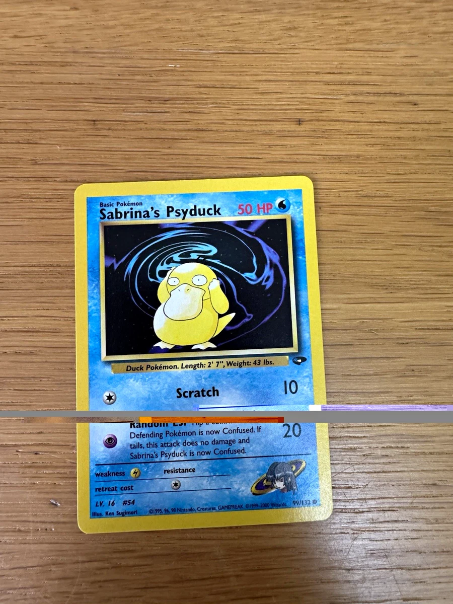 ポケモンカード Sabrina's Psyduck 50 HP英語版 ポケモンカード Sabrina's Psyduck 50 HP英語版 ポケモンカード