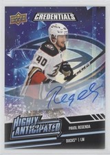 2022-23 Upper Deck Credentials Highly Anticipated Pavol Regenda #HA-33 Auto r5h